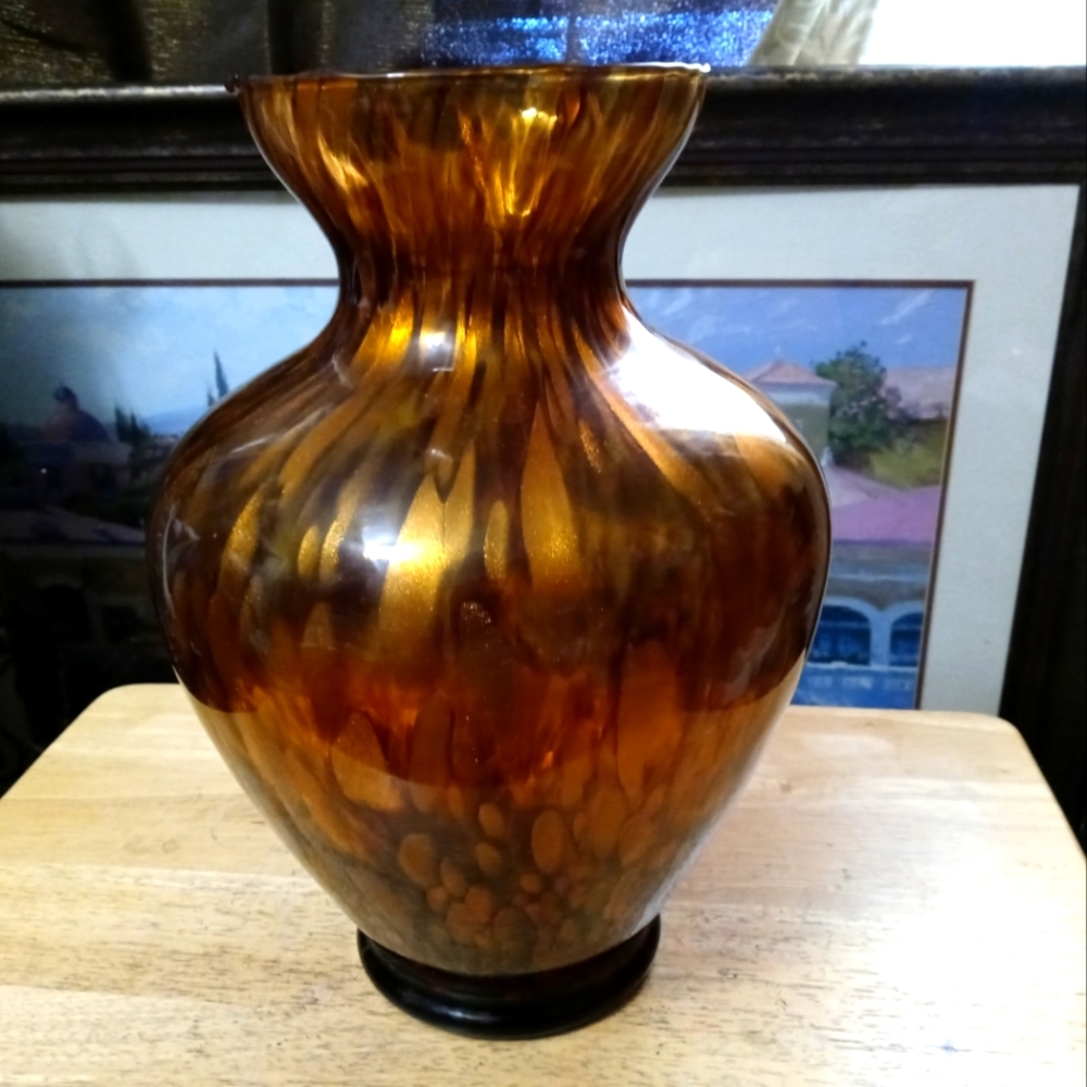 🗻AZZURRA HANDMADE ITALIAN VASE 🌅LARGE DECORATIVE FLOWER VASE.🛍
